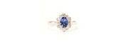 Buy designer oval engagement ring from leading store